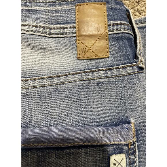 Departwest Buckle Mens Jeans Trouper Straight Leg Denim Size 31x32R Light Wash - Picture 8 of 14